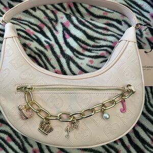 Juicy Couture Light Pink Embossed Shoulder Bag